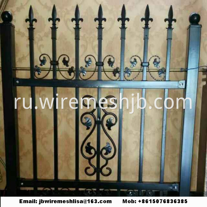 Powder Coated Zinc Steel Fence/ Wrought Iron Fence